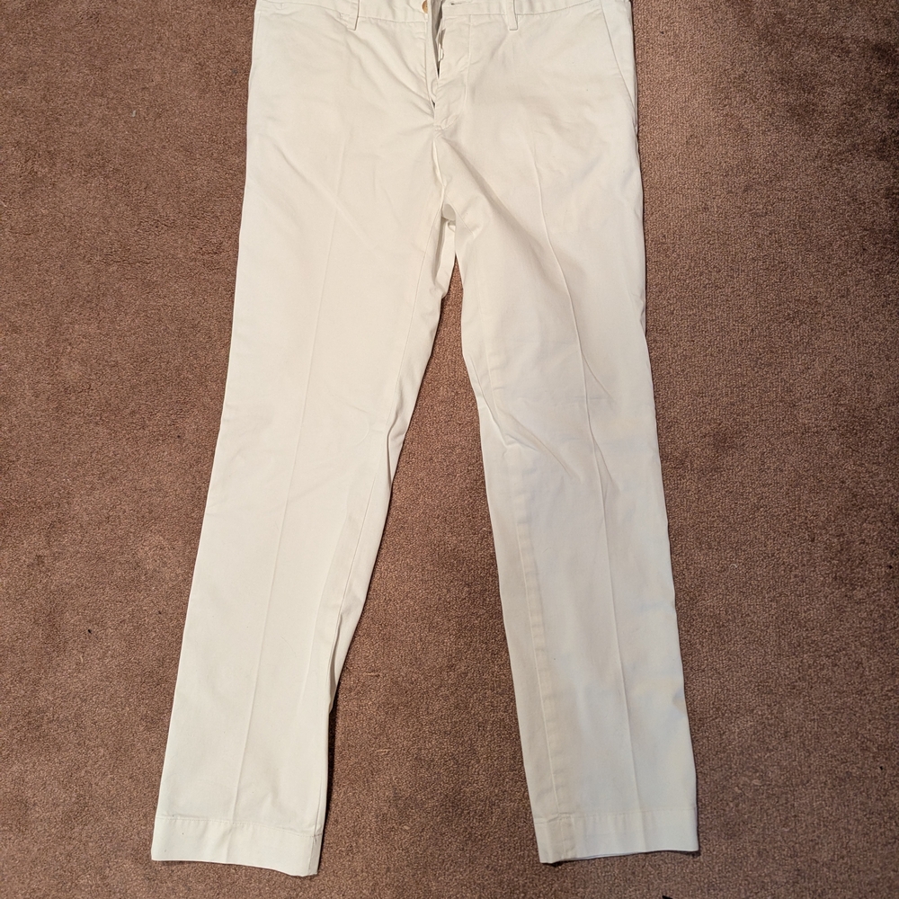 Polo Ralph Lauren White Chinos Slim Fit Size 33×32